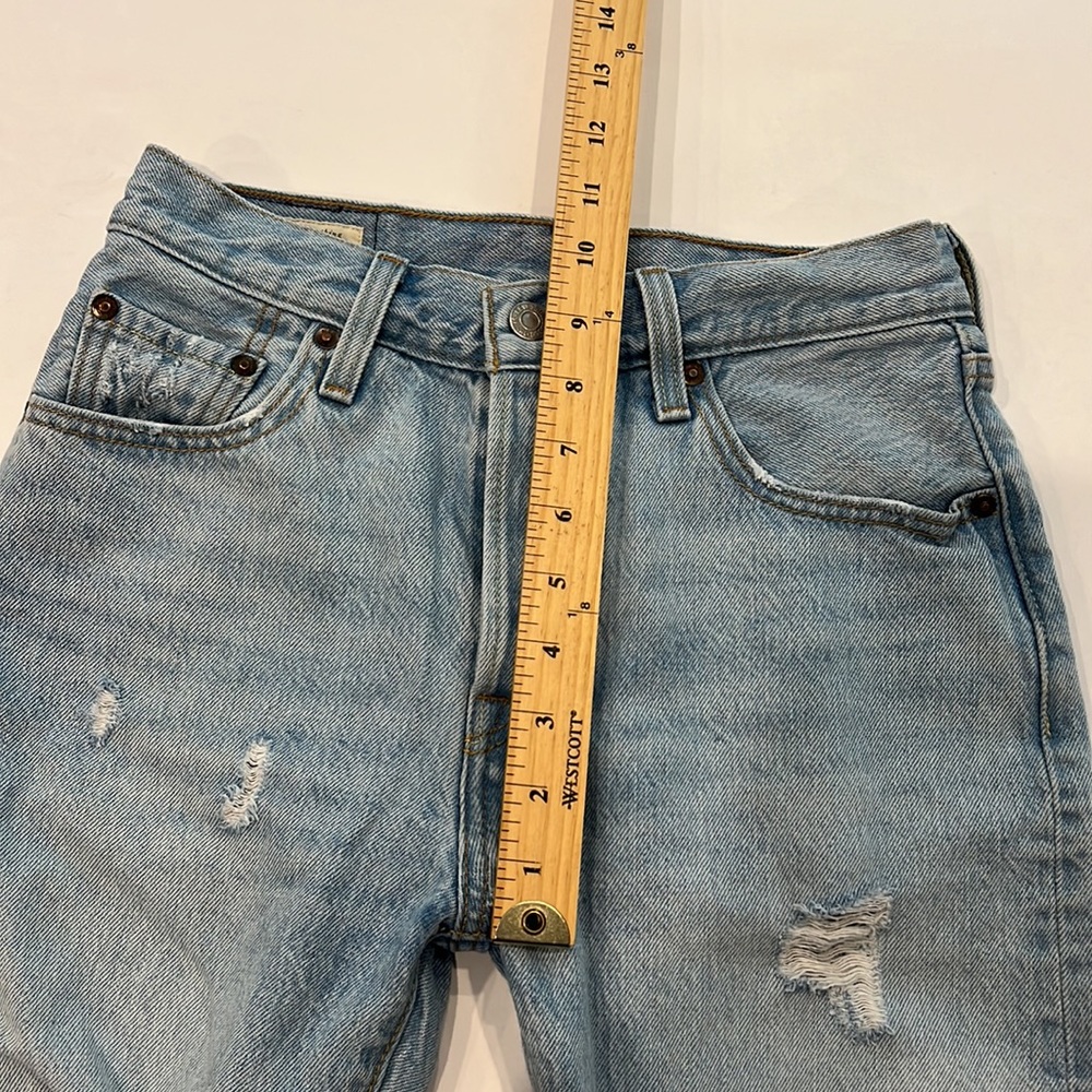 Levi's 501 Slouch jean Short Slouch Around size W25 - Picture 11 of 12